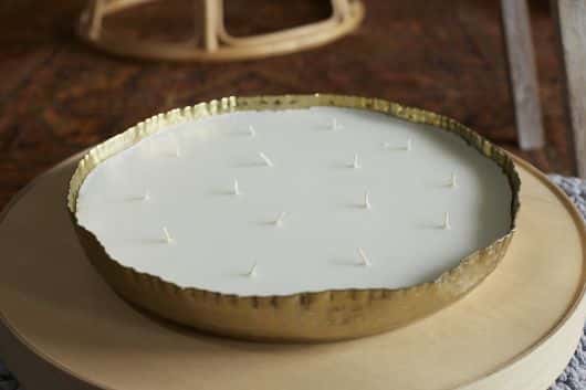 Sacred Candle – Etched Metal Bowl Candle with Daydream Scent - Blackspoke Boutique