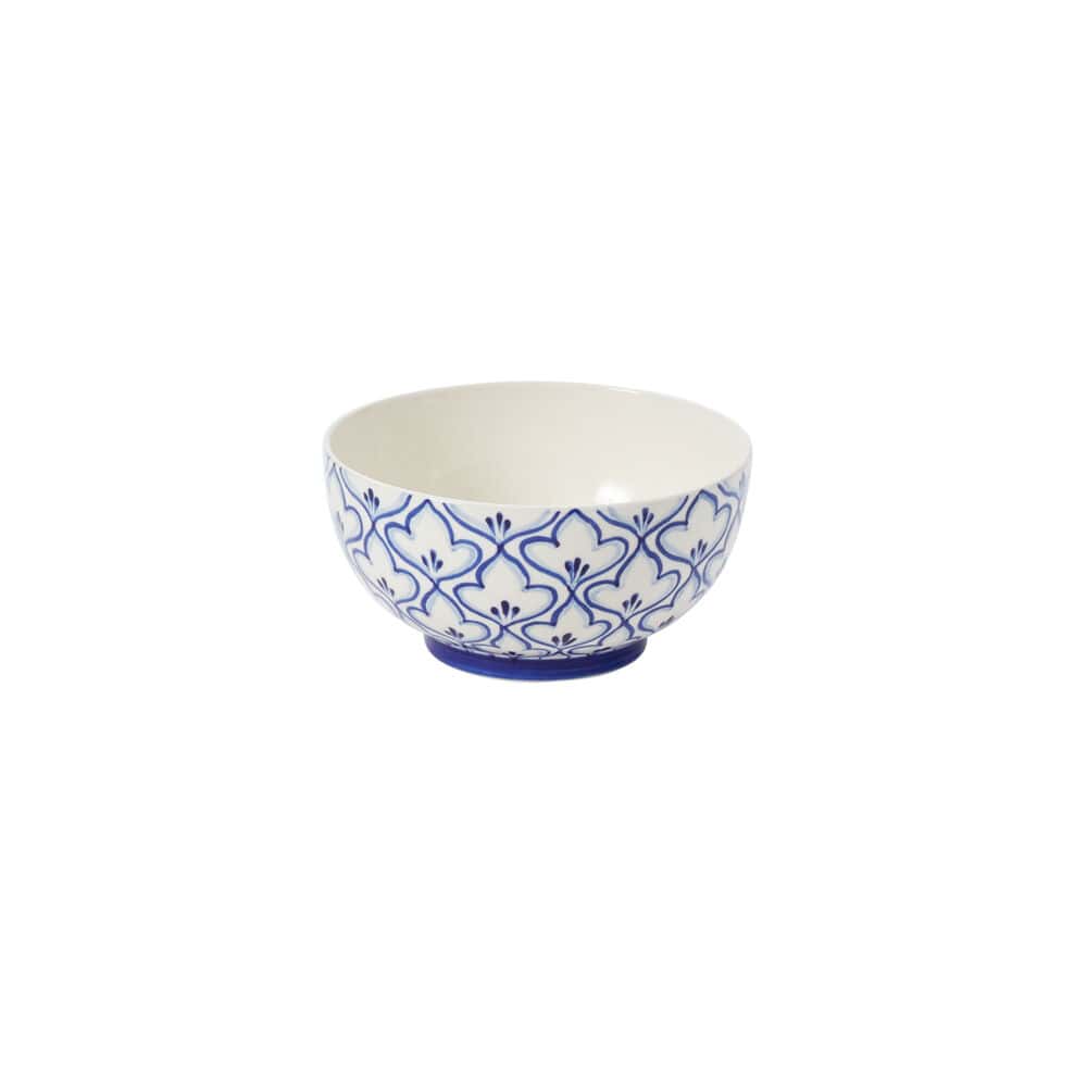 Blue Elodie Collection – Hand-Painted Chinoiserie-Inspired Stoneware Vessels - Blackspoke Boutique