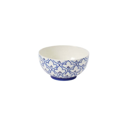 Blue Elodie Collection – Hand-Painted Chinoiserie-Inspired Stoneware Vessels - Blackspoke Boutique