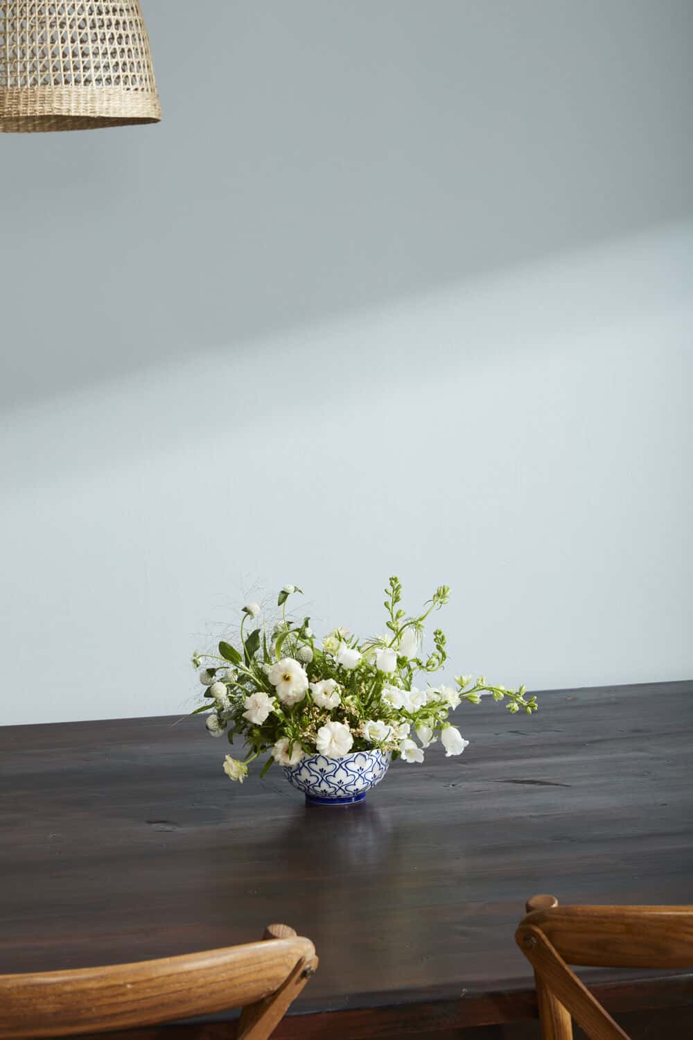 Blue Elodie Collection – Hand-Painted Chinoiserie-Inspired Stoneware Vessels - Blackspoke Boutique