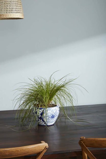 Blue Elodie Collection – Hand-Painted Chinoiserie-Inspired Stoneware Vessels - Blackspoke Boutique