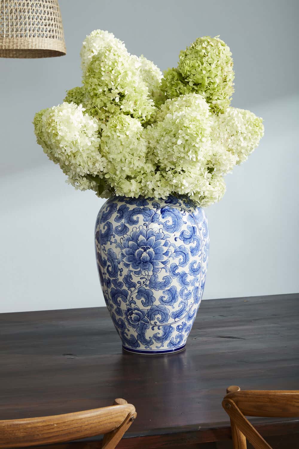 Blue Elodie Collection – Hand-Painted Chinoiserie-Inspired Stoneware Vessels - Blackspoke Boutique